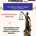 FAMES is Famous… Audience au tribunal le 4 décembre 2025.