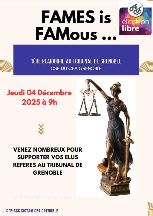 You are currently viewing FAMES is Famous… Audience au tribunal le 4 décembre 2025.
