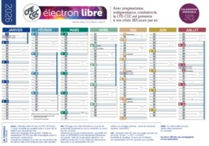 Lire la suite à propos de l’article Calendrier 2026 à télécharger, avec en plus les conseils de la CFE-CGC!